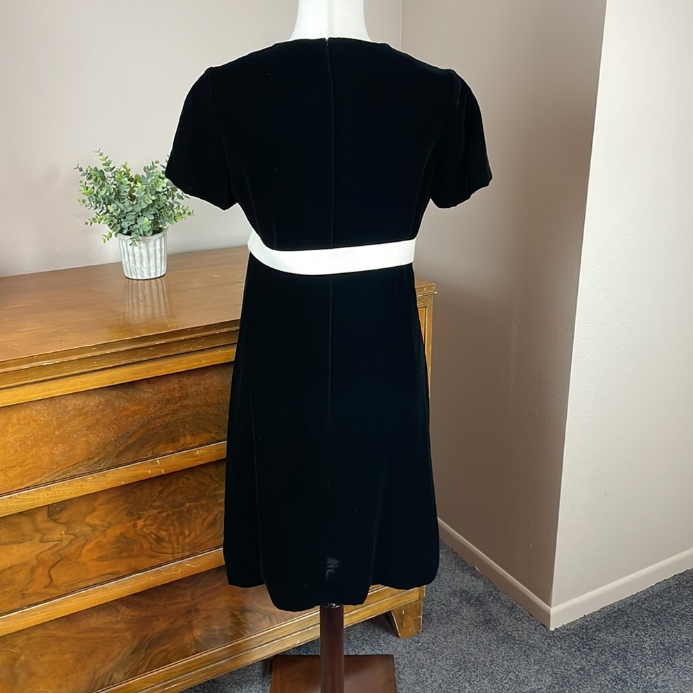 Vintage Johnnye velvet dress - Picture 3 of 5